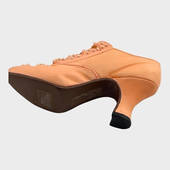 Vintage Just the Right Shoe Promenade Peach Pearls Raine-Willitts Designs - Picture 10 of 11
